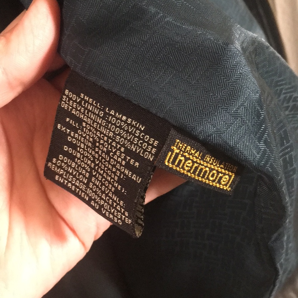 Cole Haan Men’s Genuine Leather Jacket with Liner - Picture 6 of 7